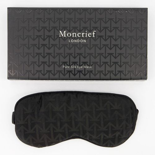 Schwarze Augenmaske mit Muster