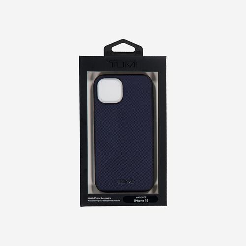 Schwarzblaue strukturierte Handyhülle für iPhone 15