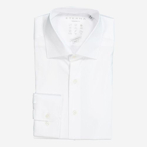 Weißes Modern Fit Anzughemd