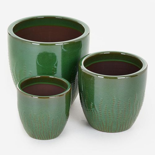 Medium grüner Übertopf