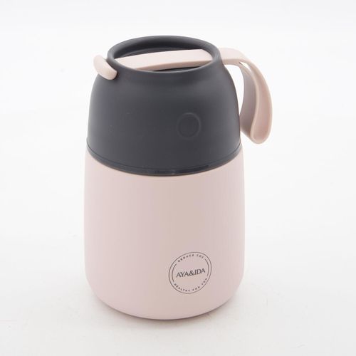 Rosafarbene Food'ie Thermo-Lunchbox 500ml