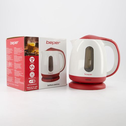 Dunkelrosafarbener Wasserkocher