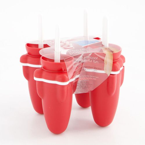 Rote Eisform im Raketendesign 16x13cm