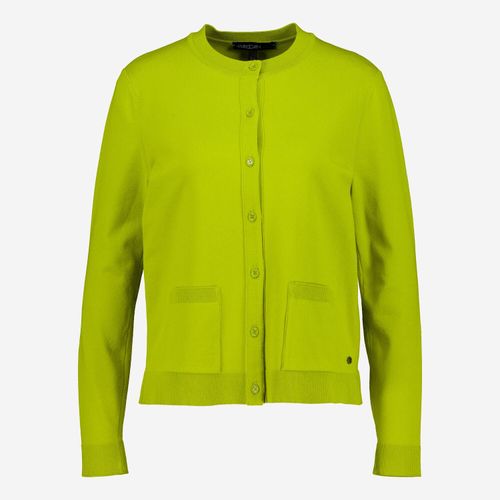Grüne Strickjacke