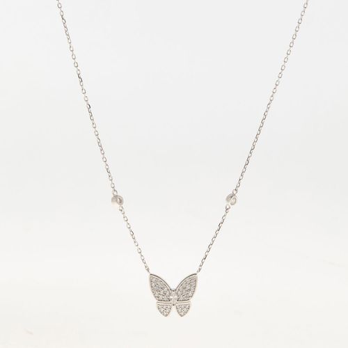 Halskette aus Sterling Silber mit Zwischenglied
