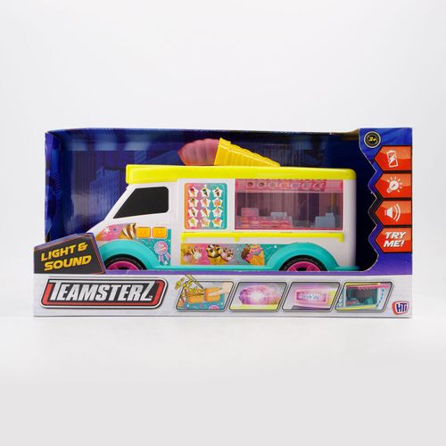 Mehrfarbiger Eiscremewagen