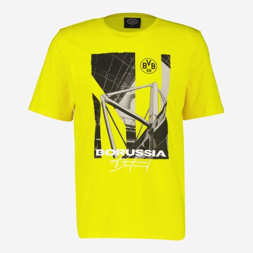 Gelbes T-Shirt mit BVB-Aufdruck