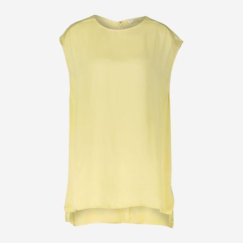Gelbes ärmelloses Oberteil
