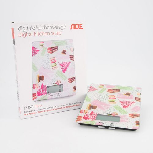 Mehrfarbige digitale Küchenwaage