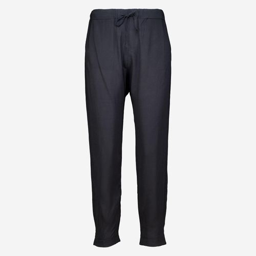 Schwarze Hose mit Kordelzug