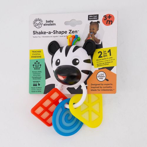 Mehrfarbiger Shake-a-Shape Zen Beißring 17x8cm