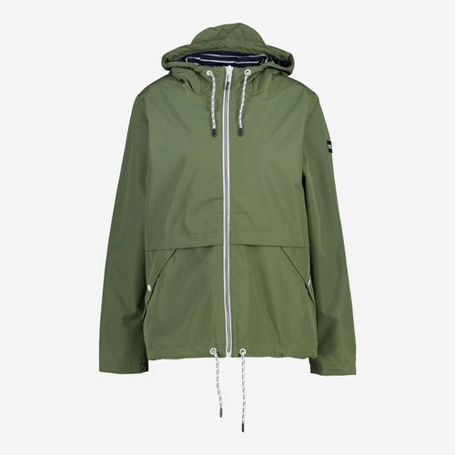 Grüne Outdoor-Jacke mit Kapuze
