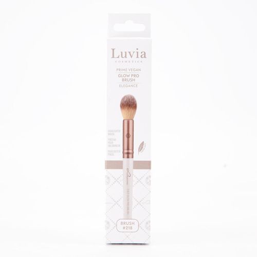 Weiß-brauner Glow Pro Highlighter-Pinsel