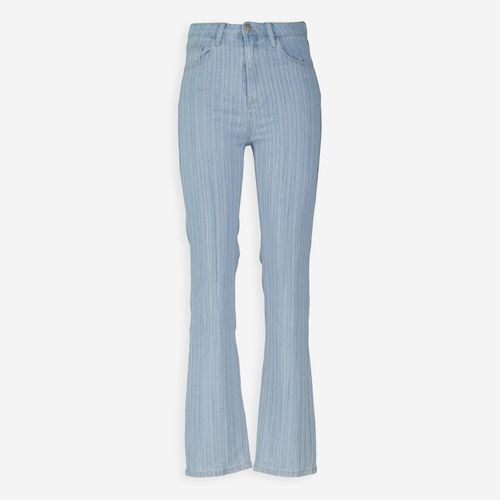 Blaue Jeans mit Strasssteinen