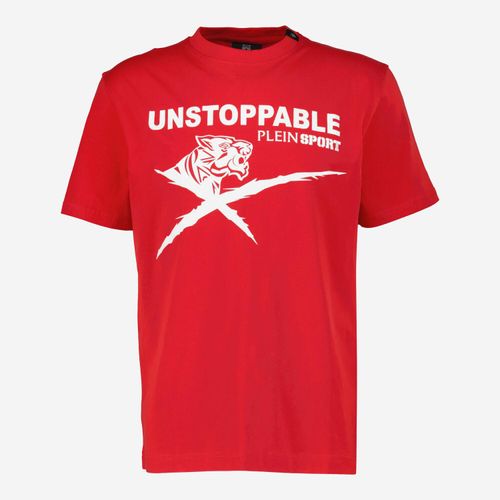 Rotes T-Shirt mit Logo