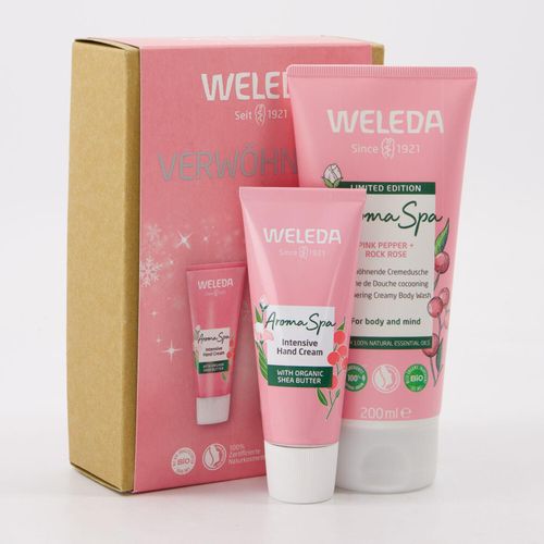 2-teiliges Aroma Spa Geschenkset aus Handcreme & Duschgel