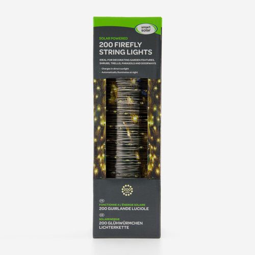 200 mehrfarbige Glühwürmchen-Lichterkette