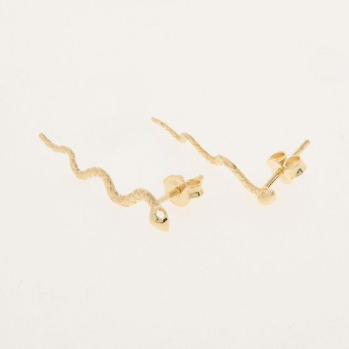 Ohrstecker aus 585er Gold in Schlangenform