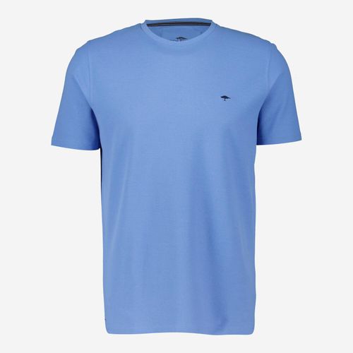 Blaues T-Shirt aus Sweatstoff
