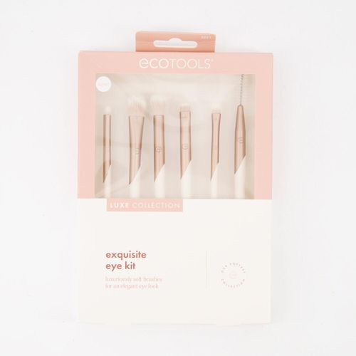 6-teiliges roségoldfarbenes Augen-Make-up-Pinselset