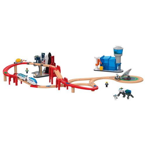Playtive Holz Eisenbahn Weltraum, mit SMART Technologie