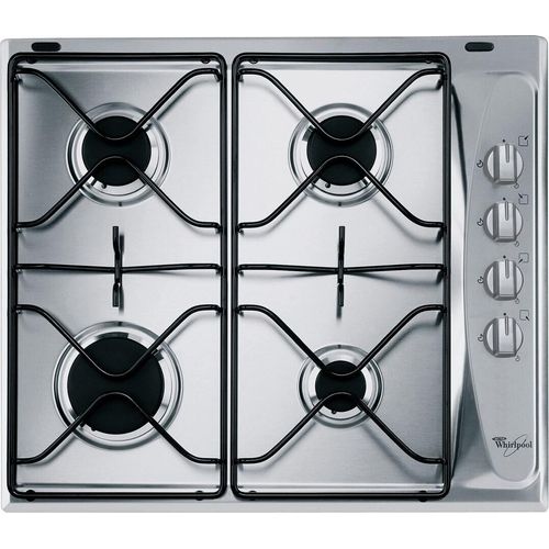Whirlpool AKM 268/IX - Edelstahl - Integriert - Gaskochfeld - 4 Zone(n) - 4 Zone(n) - Groß