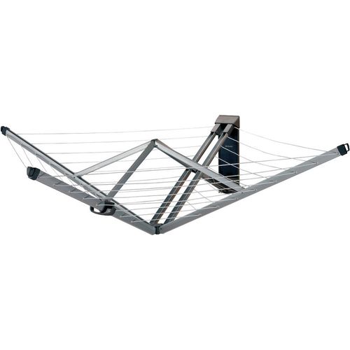 Brabantia Brabantia WallFix Wandtrockengestell - mit Schutzhülle - 24 m - Metallic Grau