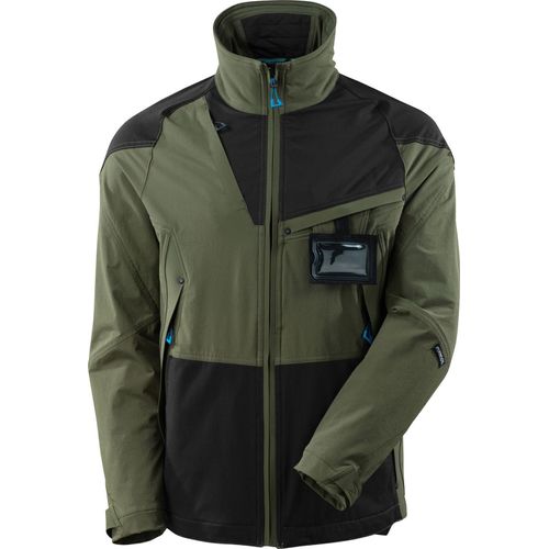 Mascot Arbeitsjacke, Stretch, Gr. M, moosgrün/schw.