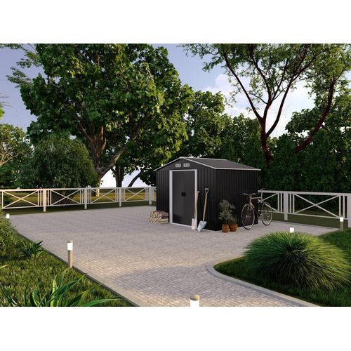 Gerätehaus Gartenhaus - Stahl - 5,2 m² - MANSO
