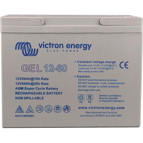 Victron energy 12v/60ah gel deep cycle battery