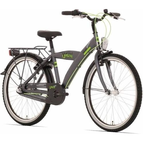 Kinderfahrrad Bikefun Urban City 24 Zoll mit Nexus 3-Gang Nabe/Rücktrittbremse - Titan