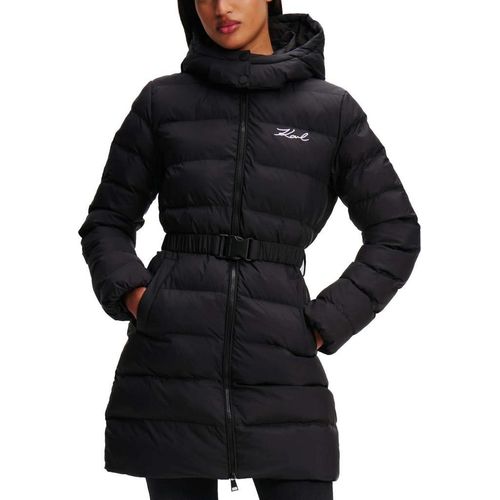 KARL LAGERFELD LIGHTWEIGHT LONG PUFFER Schwarz