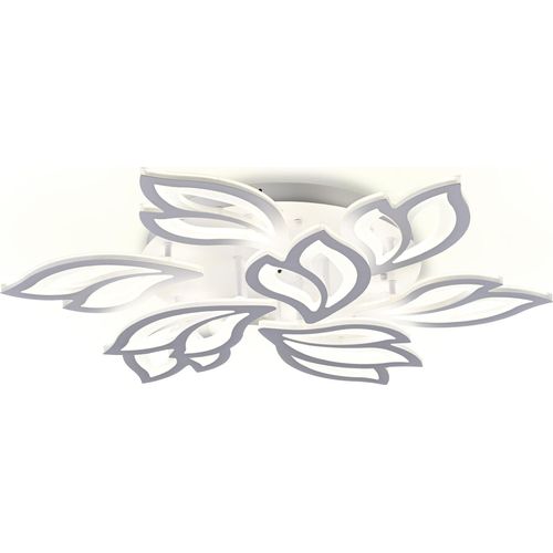 TRMLBE Deckenleuchte 180W LED Deckenlampe mit Fernbedienung Dimmbar Blattmodell Modern Lampe 80x5cm Zimmerlampe, für Schlafzimmer Wohnzimmer (9 Blätter)