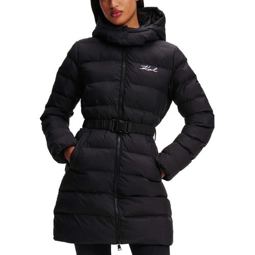 KARL LAGERFELD LIGHTWEIGHT LONG PUFFER Schwarz