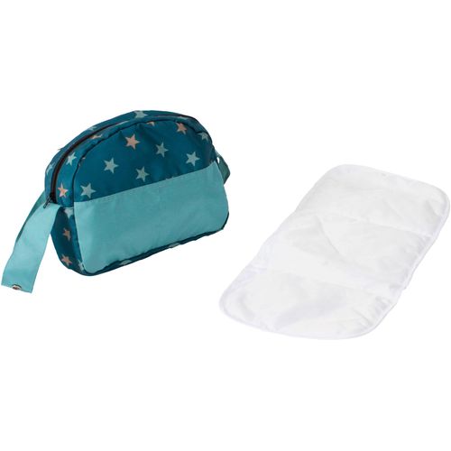 Puppen Wickeltasche CHIC2000, sternchen türkis, Puppenausstattungen, KinderB:29cm H:22cm T:9cm, Polyester, B:29cm H:22cm T:9cm