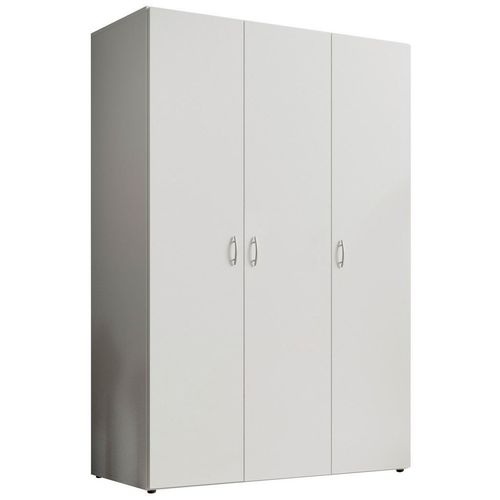 Boxxx Drehtürenschrank , Weiß , Holzwerkstoff , 4 Fächer , 121x176x51 cm , Schlafzimmer, Kleiderschränke, Drehtürenschränke