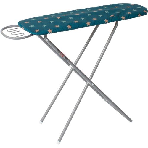 Kinder-Bügelbrett CHIC2000, sternchen türkis, Spielzeug-Haushaltsgeräte, KinderB:26cm H:58cm T:26cm, Polyester, Kunststoff, B:26cm H:58cm T:26cm