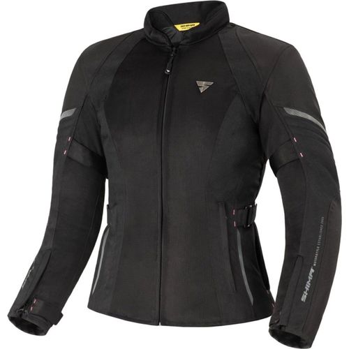SHIMA Jet wasserdichte Damen Motorrad Textiljacke, schwarz, M