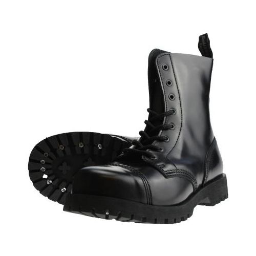 Boots & Braces - 8 Loch Stiefel Rangers Schwarz Größe 41 (UK7)