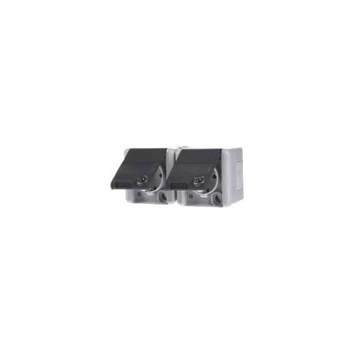Jung SCHUKO-Steckdose 2-fach 16A 250V 8220 NAWSL (8220NAWSL)