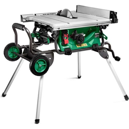 HIKOKI Tischkreissäge C10RJWAZ, Kreissäge, Tischsäge, Holzsäge, 255 mm Sägeblatt-Ø - 1500 Watt