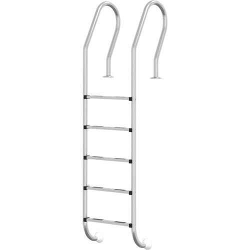 vidaXL Pool-Leiter 54x38x211 cm Edelstahl 304