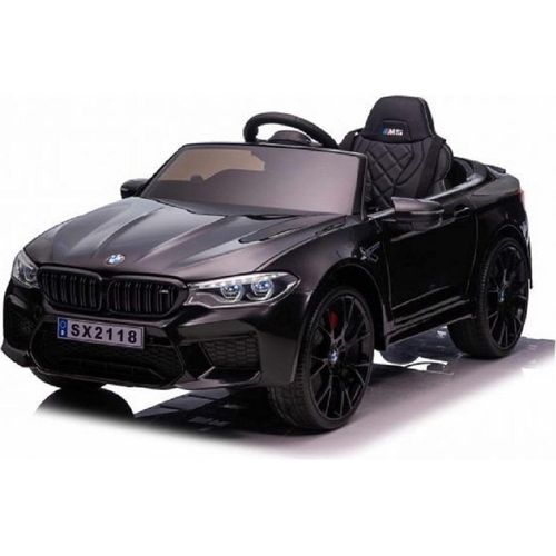 Kinder Elektroauto BMW M5, 12 volt, zwei Motoren, Musikmodul, Leder