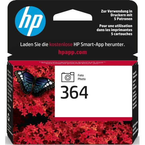Tintenpatrone HP CB317EE schwarz Foto Packung mit 60 Stück