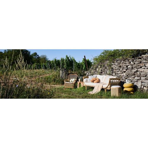 Livetastic Rattansessel , Natur , Naturmaterialien, Holz , Rattan , Füllung: Schaumstoff , eckig , 66x88x82 cm , Gartenmöbel, Gartenstühle,
