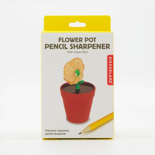 Roter Blumentopf-Bleistiftspitzer 7x4cm