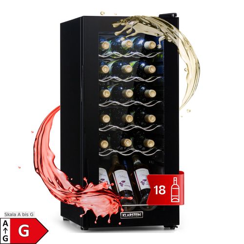 Shiraz 18 Uno Weinkühlschrank 50l 18Fl Touch-Bedienfeld 5-18°C