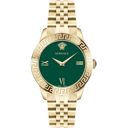Versace Damen Uhr Armbanduhr Edelstahl Greca VEVC00619