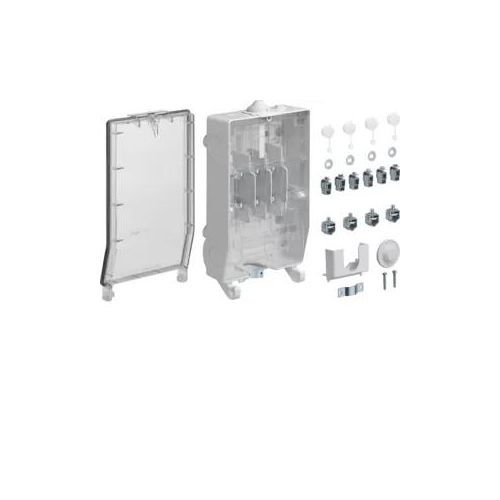 Hager Hausanschlusskasten ZAN334KL K3 Klarsicht 137x245x415 (ZAN334KL)