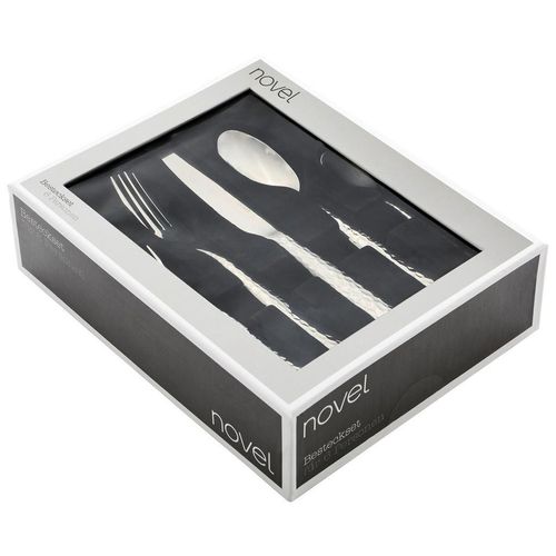 Novel Besteckset , Edelstahl , Metall , 30-teilig , Lfgb , rostfrei, lebensmittelecht , Essen & Trinken, Besteck, Besteck-Sets